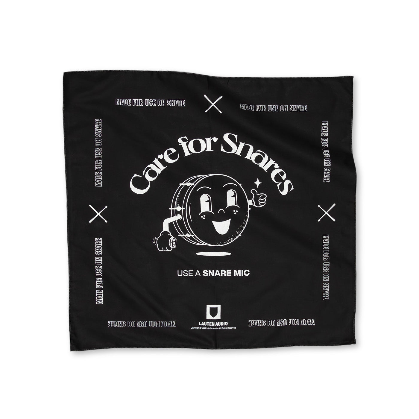 "Care for Snares" Snare Mic Bandana
